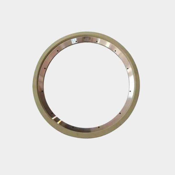 Ceramic binder around the grinding wheel