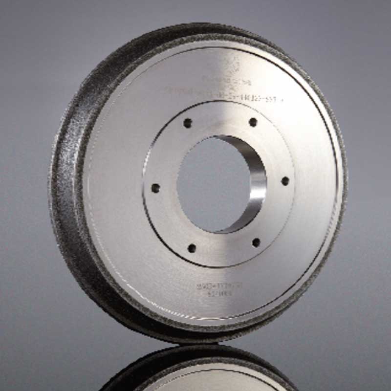 Four-station magnetic tile grinding wheel